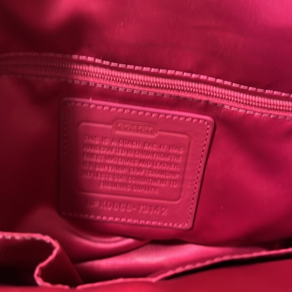 COACH Op Art Jacquard Pink Two Way Shoulder Bag and Crossbody Combo - Picture 14 of 16